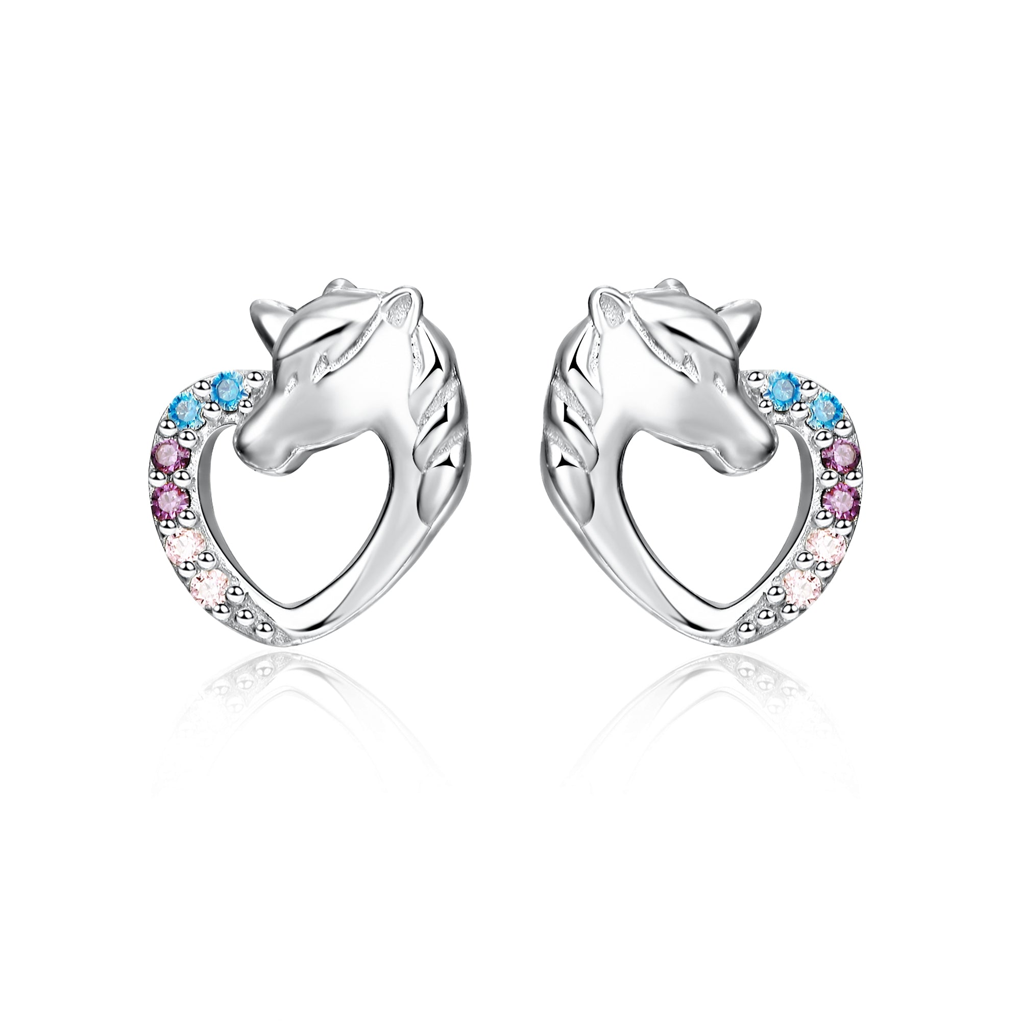 Boucles "Licorne Couleur" - LaMaisonDesBijoux