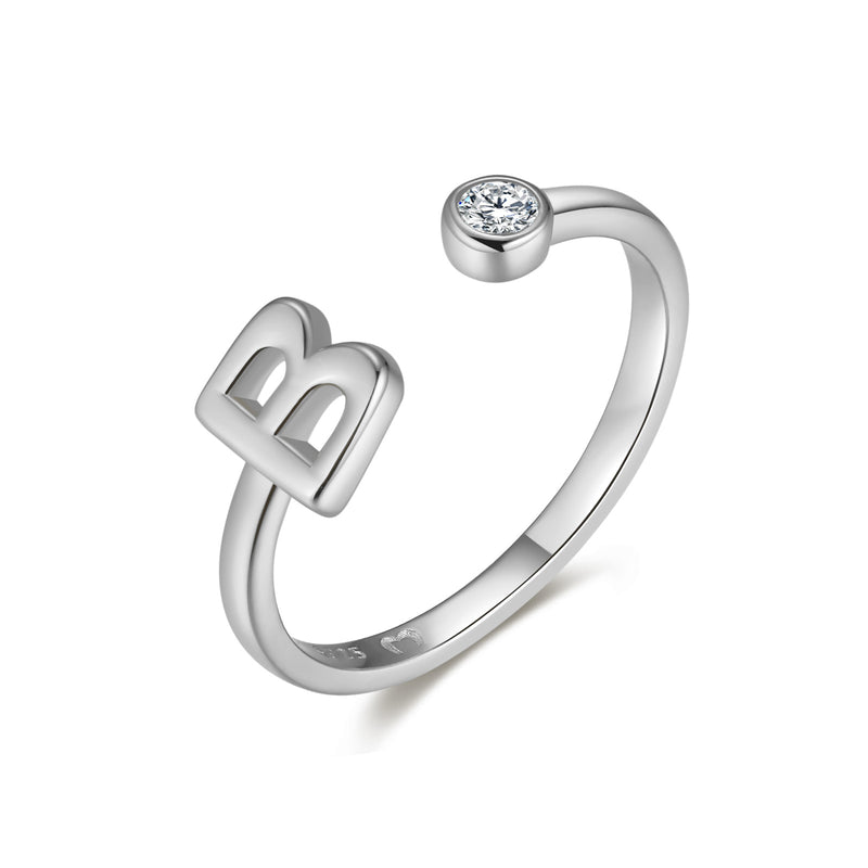 Bague "Top Lettre" - LaMaisonDesBijoux