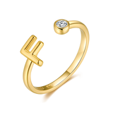 Bague "Top Lettre" - LaMaisonDesBijoux