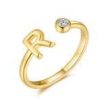 Bague "Top Lettre" - LaMaisonDesBijoux