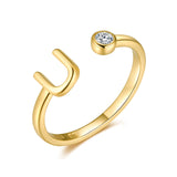 Bague "Top Lettre" - LaMaisonDesBijoux