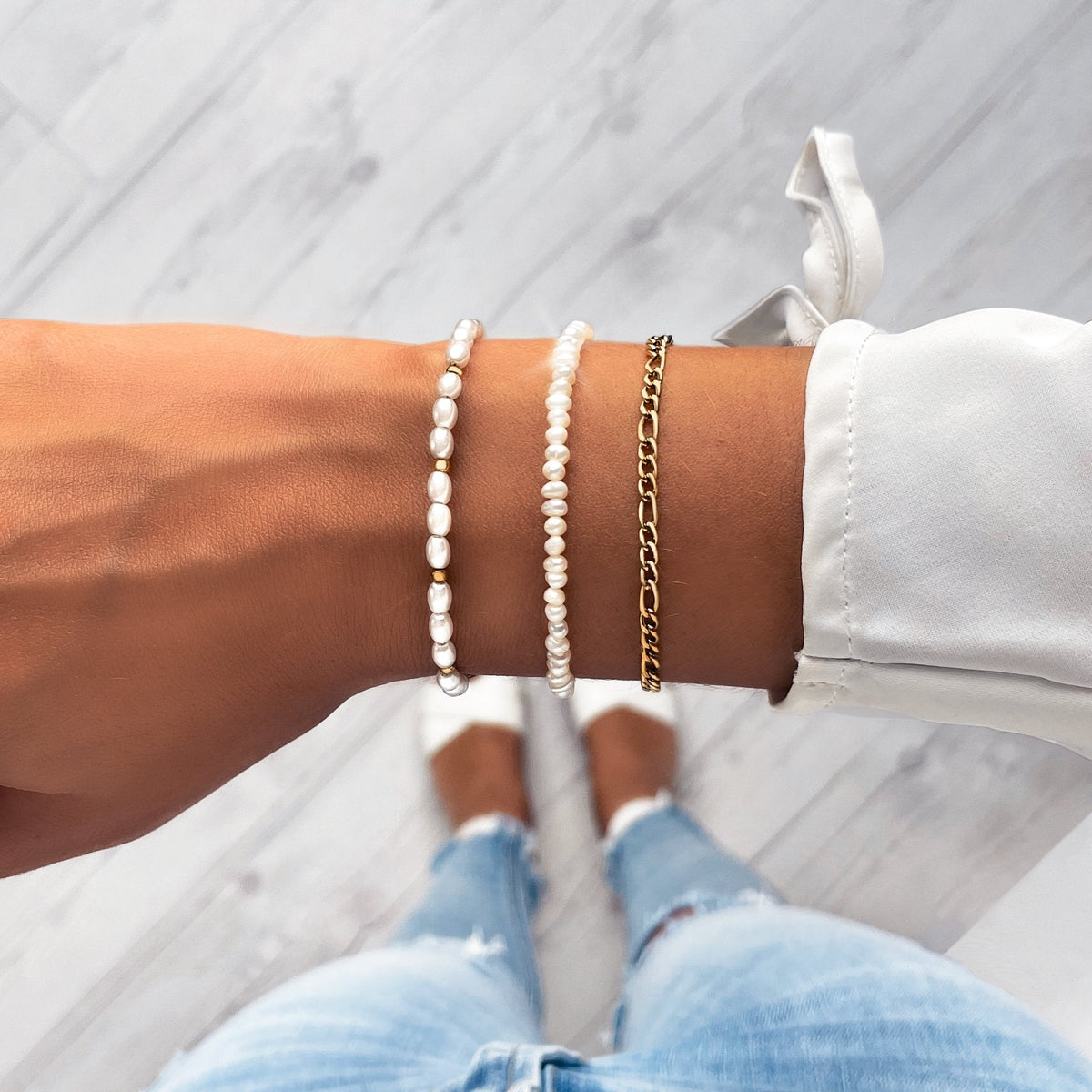 Bracelet "Petites Perles Roses" - LaMaisonDesBijoux