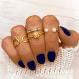 Bague "Double Perle" - LaMaisonDesBijoux