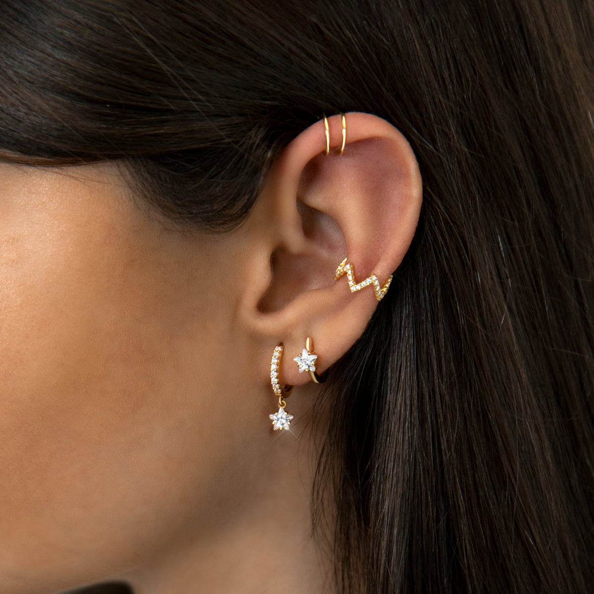 Boucles "Étoile Véga" - LaMaisonDesBijoux