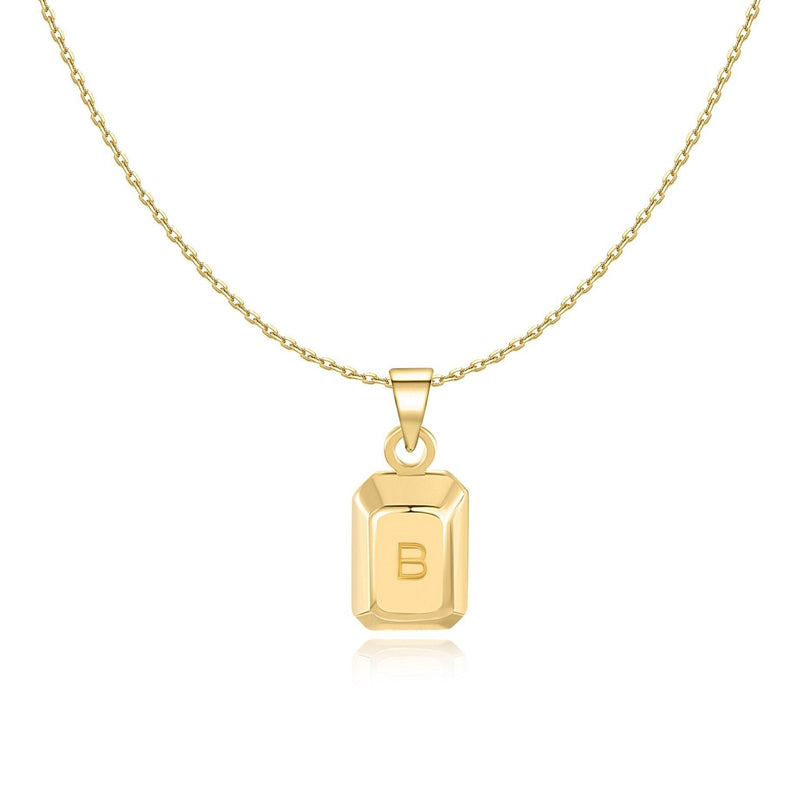 Collier "Lingot Initiale" - LaMaisonDesBijoux