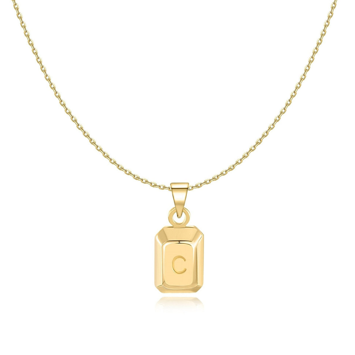 Collier "Lingot Initiale" - LaMaisonDesBijoux