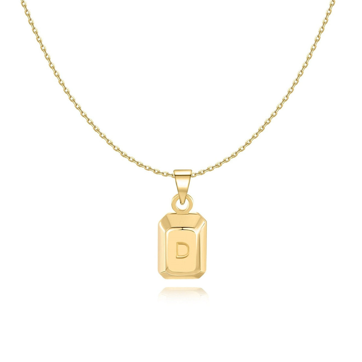 Collier "Lingot Initiale" - LaMaisonDesBijoux