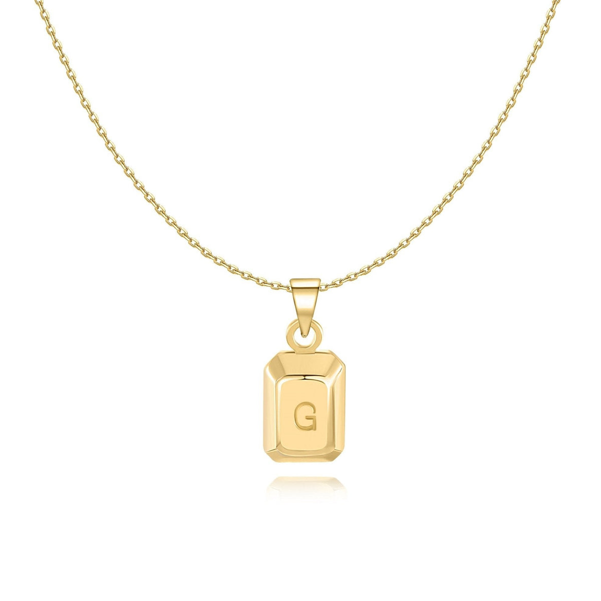 Collier "Lingot Initiale" - LaMaisonDesBijoux