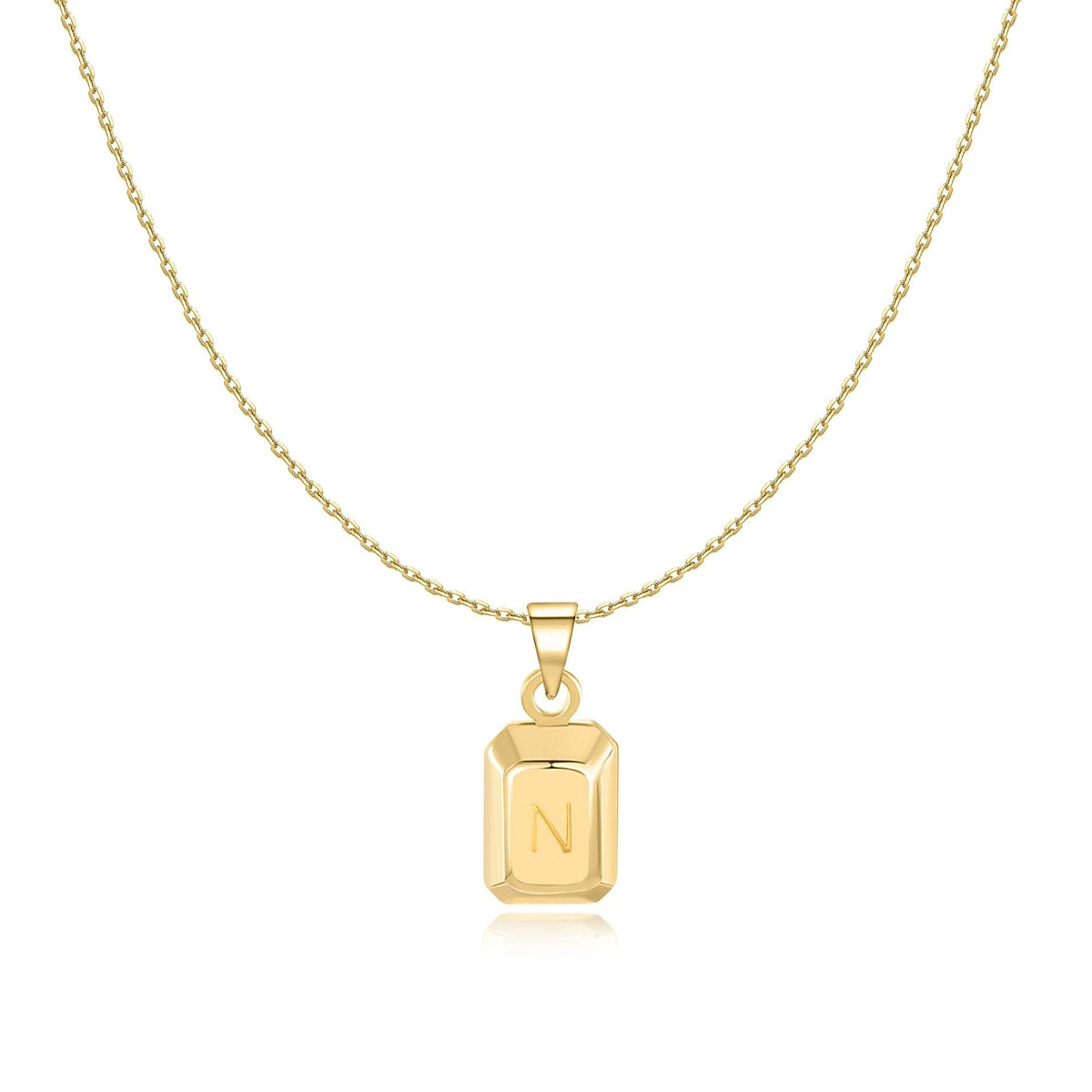 Collier "Lingot Initiale" - LaMaisonDesBijoux