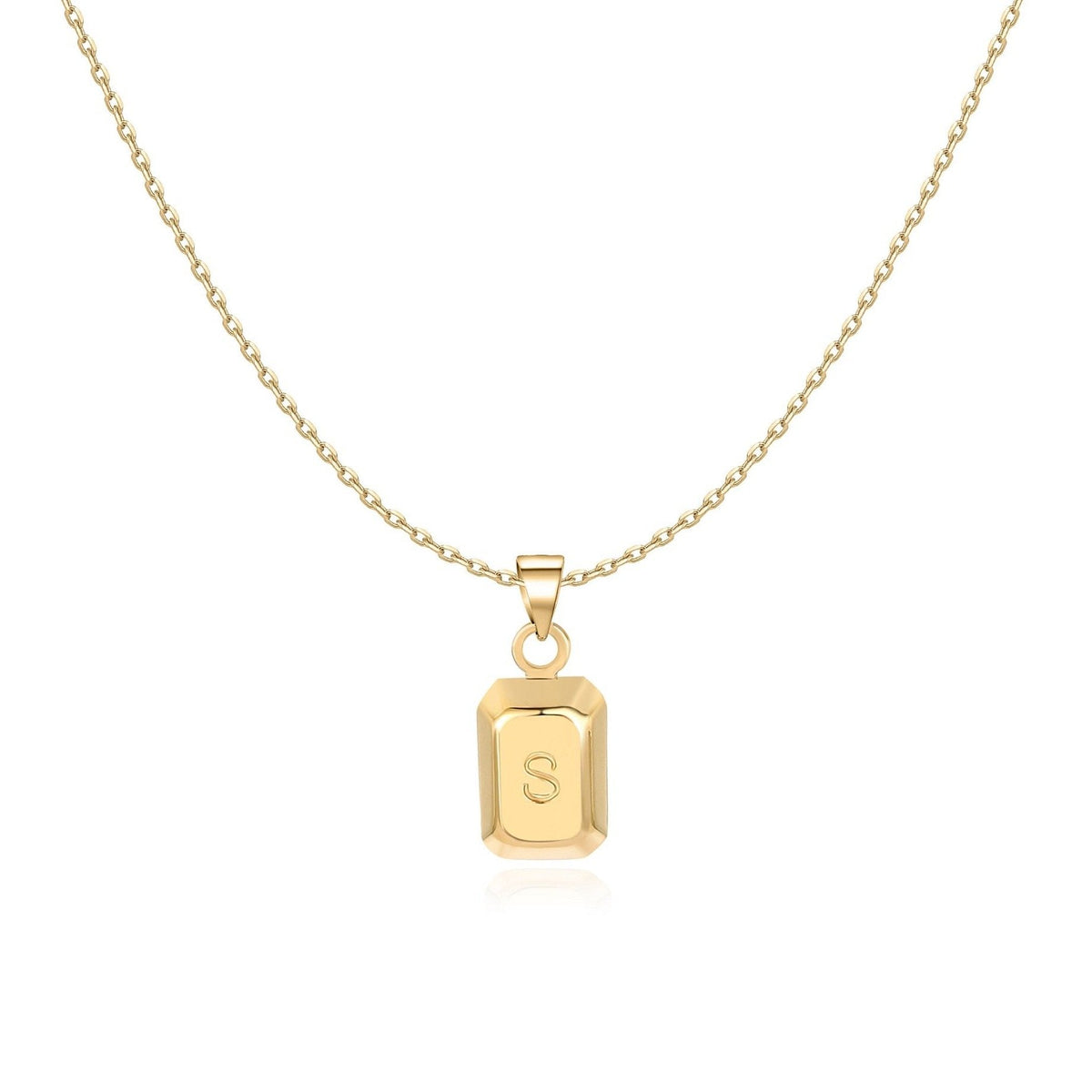 Collier "Lingot Initiale" - LaMaisonDesBijoux