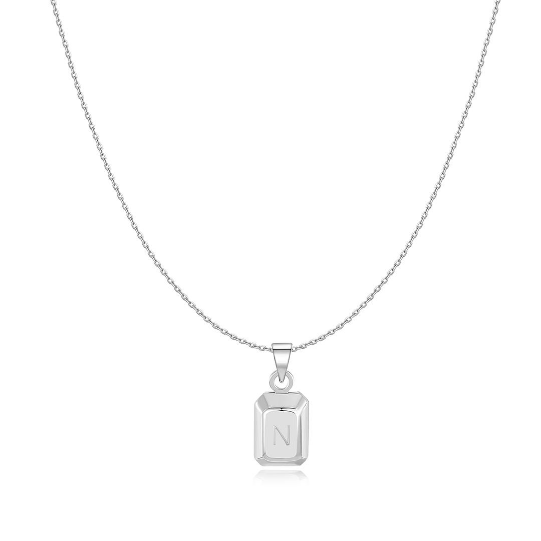 Collier "Lingot Initiale" - LaMaisonDesBijoux