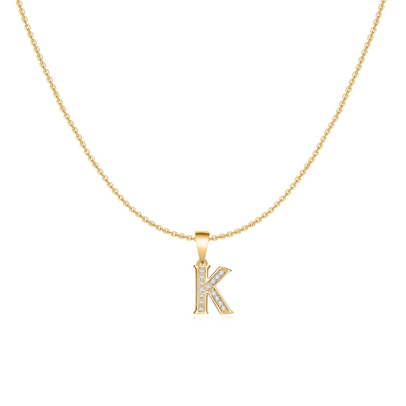 Collier "Lettres Brillantes" - LaMaisonDesBijoux
