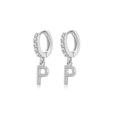 Boucles "Initiale Hoops" - LaMaisonDesBijoux