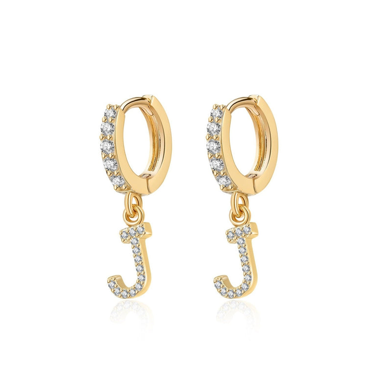 Boucles "Initiale Hoops" - LaMaisonDesBijoux