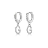 Boucles "Initiale Hoops" - LaMaisonDesBijoux