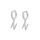 Boucles "Initiale Hoops" - LaMaisonDesBijoux