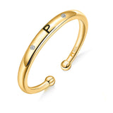 Bague "Lettre Initiale" - LaMaisonDesBijoux