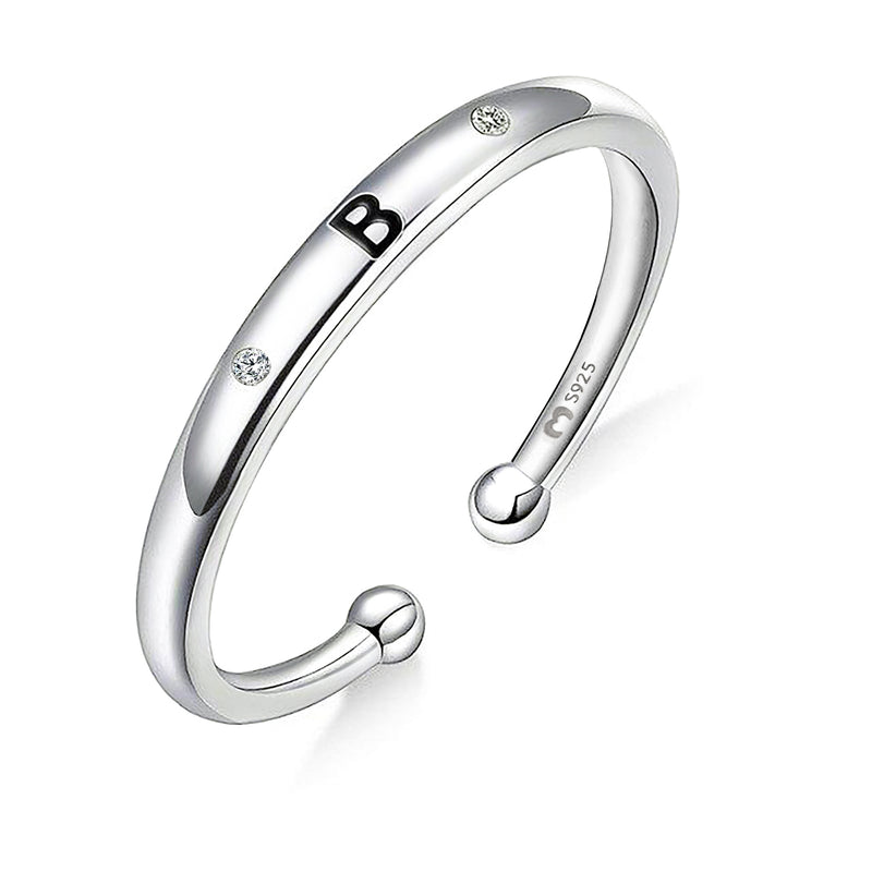 Bague "Lettre Initiale" - LaMaisonDesBijoux