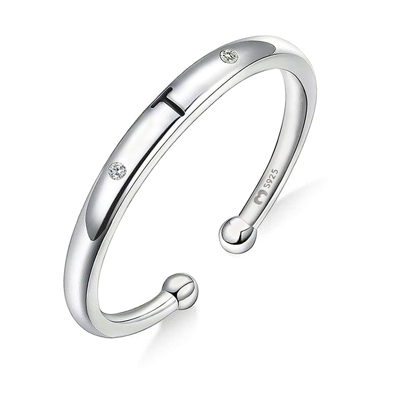 Bague "Lettre Initiale" - LaMaisonDesBijoux