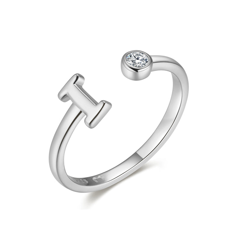 Bague "Top Lettre" - LaMaisonDesBijoux