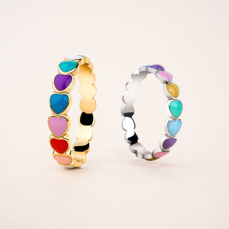 Bague "Amour Coloré" - LaMaisonDesBijoux
