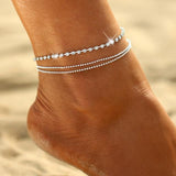 Bracelet de cheville "Brillants" - LaMaisonDesBijoux