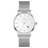 Montre "Marseille" ~ Argent Blanc - LaMaisonDesBijoux