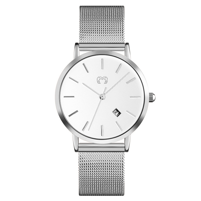 Montre "Marseille" ~ Argent Blanc - LaMaisonDesBijoux
