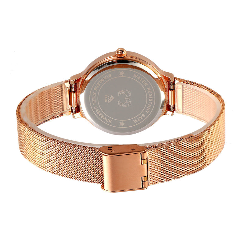 Montre "Base" ~ Rose Blanc - LaMaisonDesBijoux