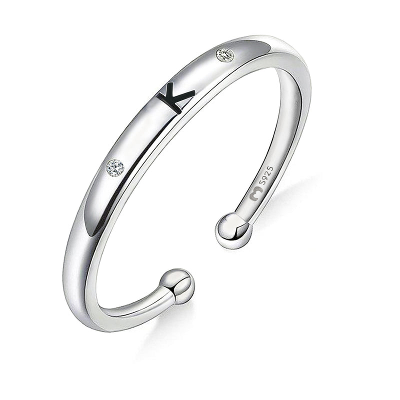 Bague "Lettre Initiale" - LaMaisonDesBijoux