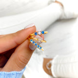 Bague "Triple Zircone" - LaMaisonDesBijoux