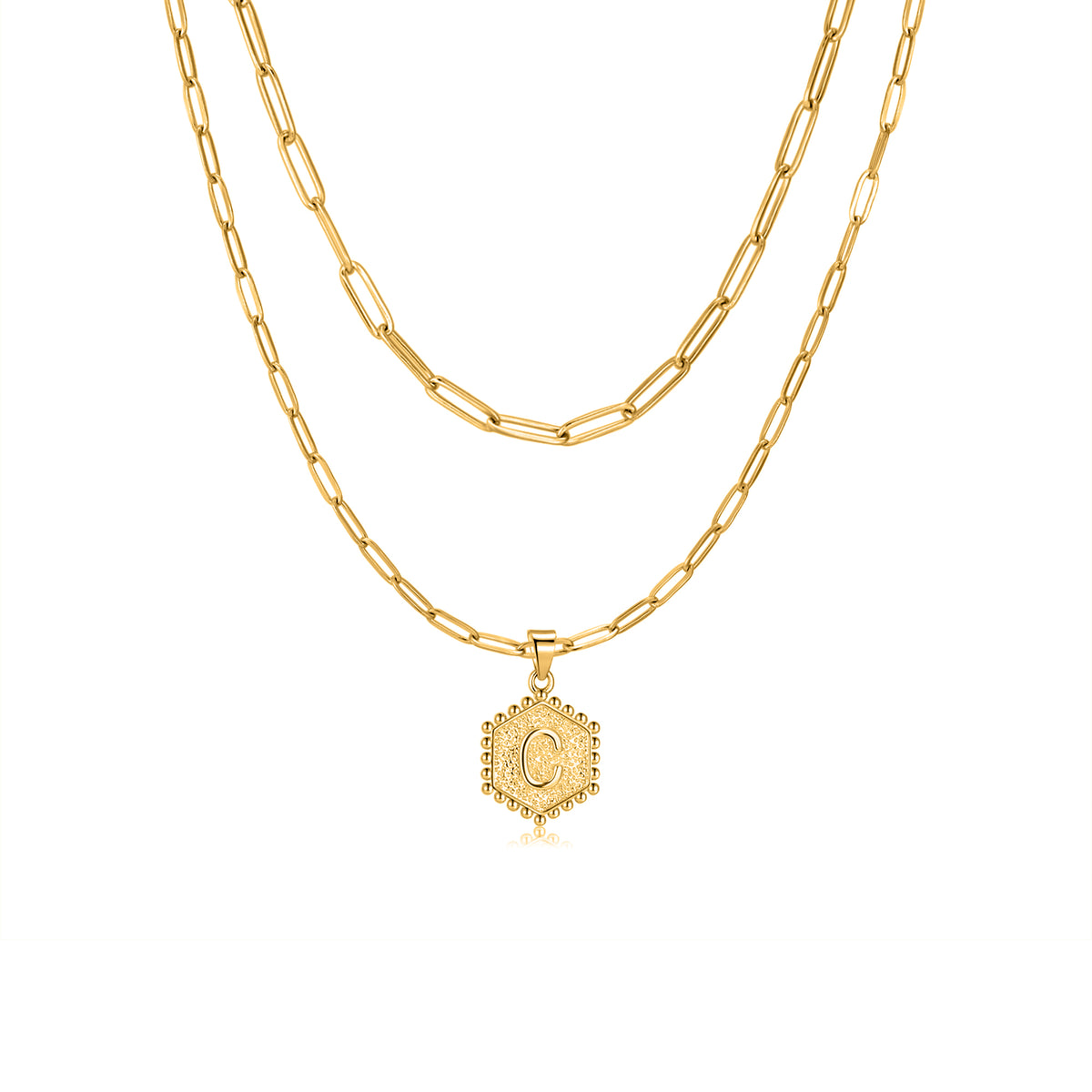 Collier "Initiale Chaîne" - LaMaisonDesBijoux