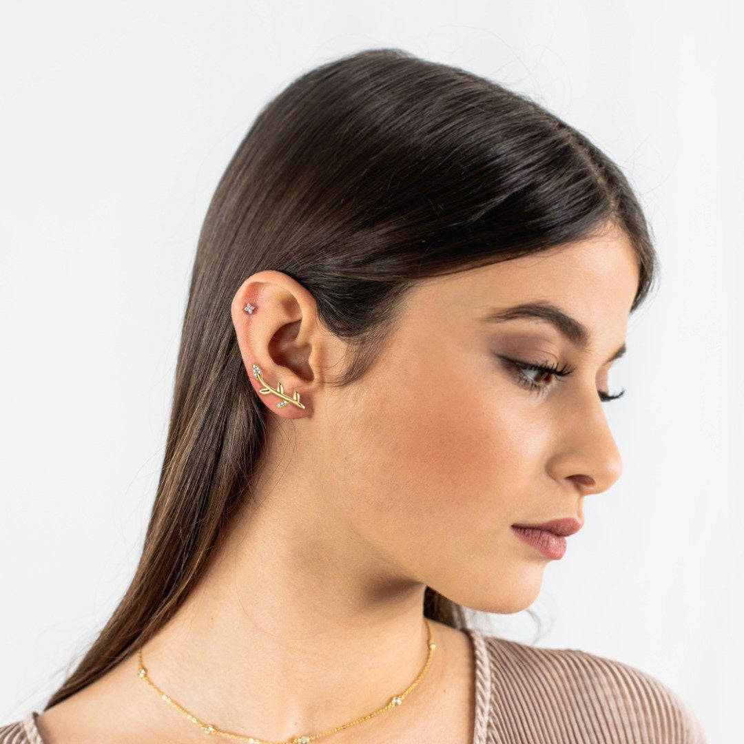Boucles "Bouquet de Feuilles" - LaMaisonDesBijoux