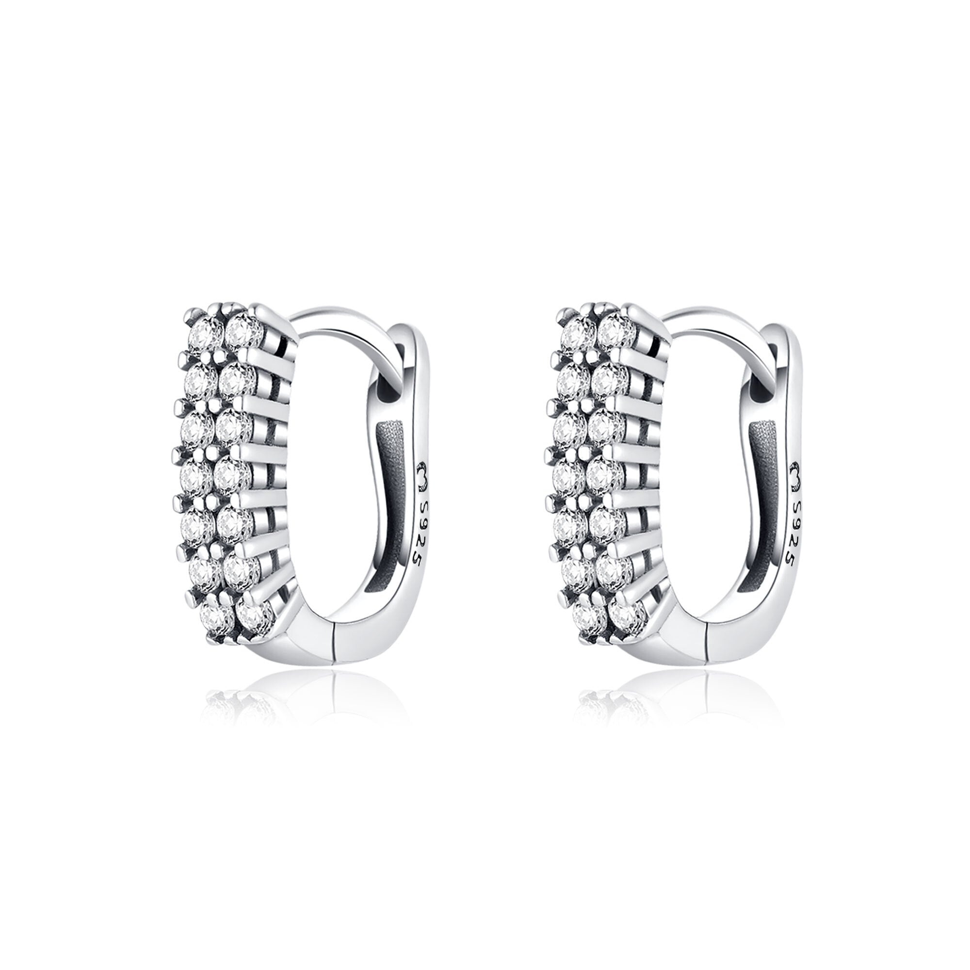 Boucles "Diamants Pleins" - LaMaisonDesBijoux