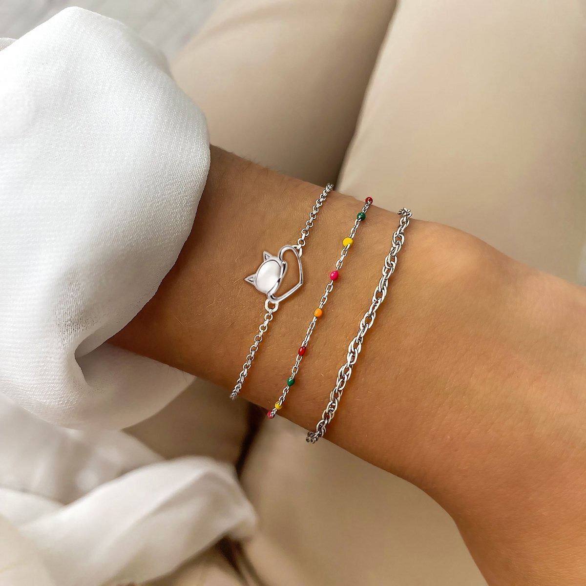 Bracelet "Chat Conquiert" - LaMaisonDesBijoux