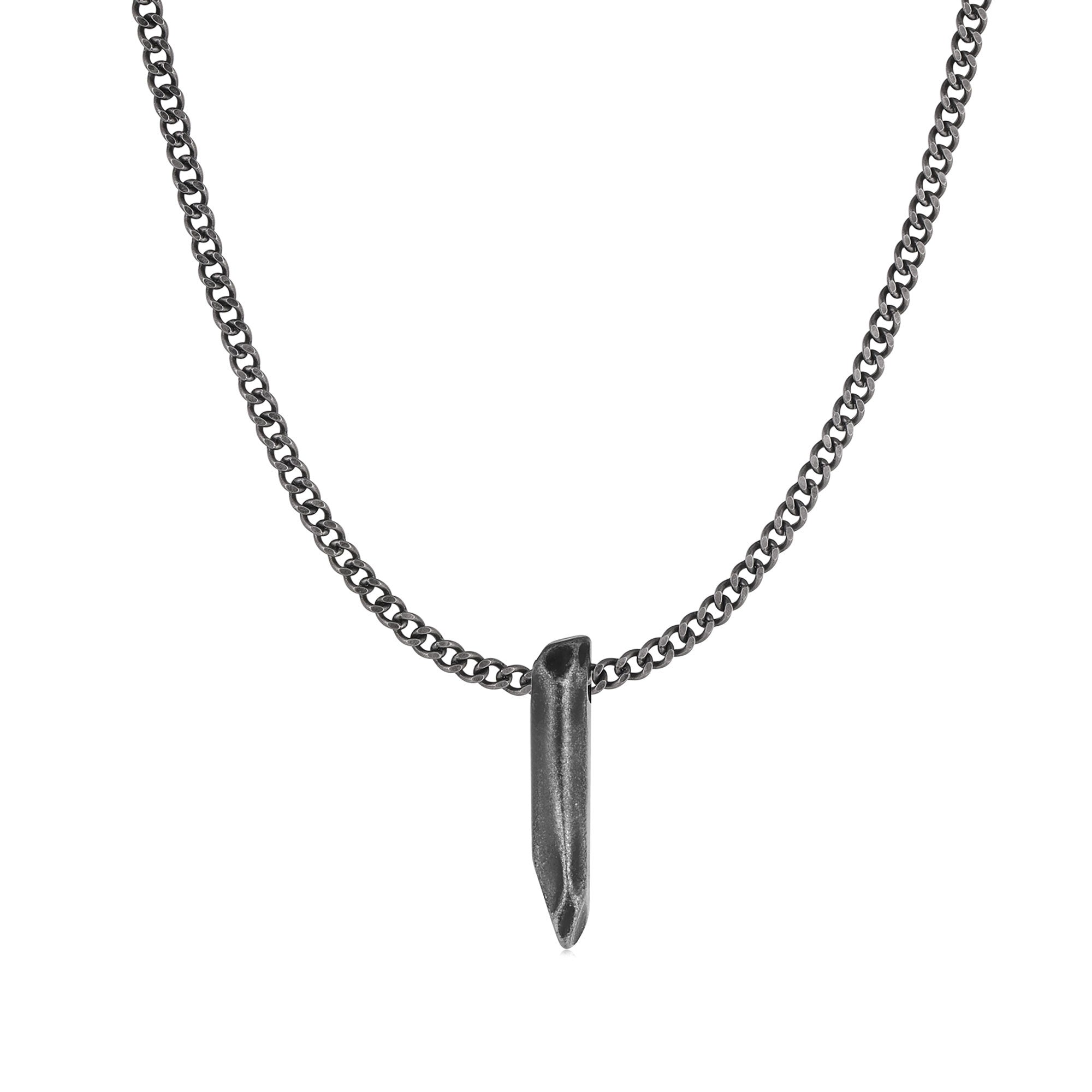 Collier Homme BRAVE "Obsidienne" - LaMaisonDesBijoux