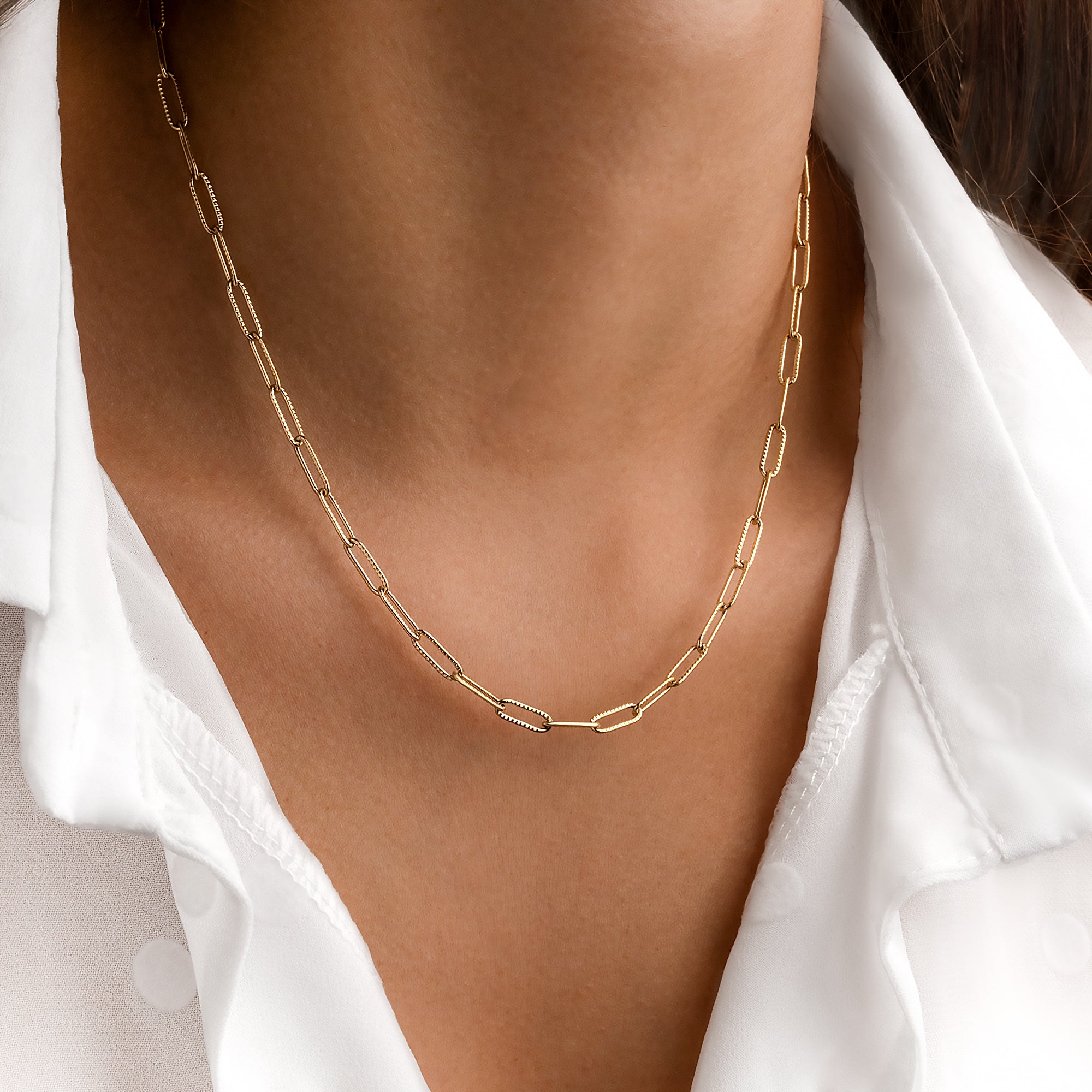 Collier "Maillon Fin" - LaMaisonDesBijoux