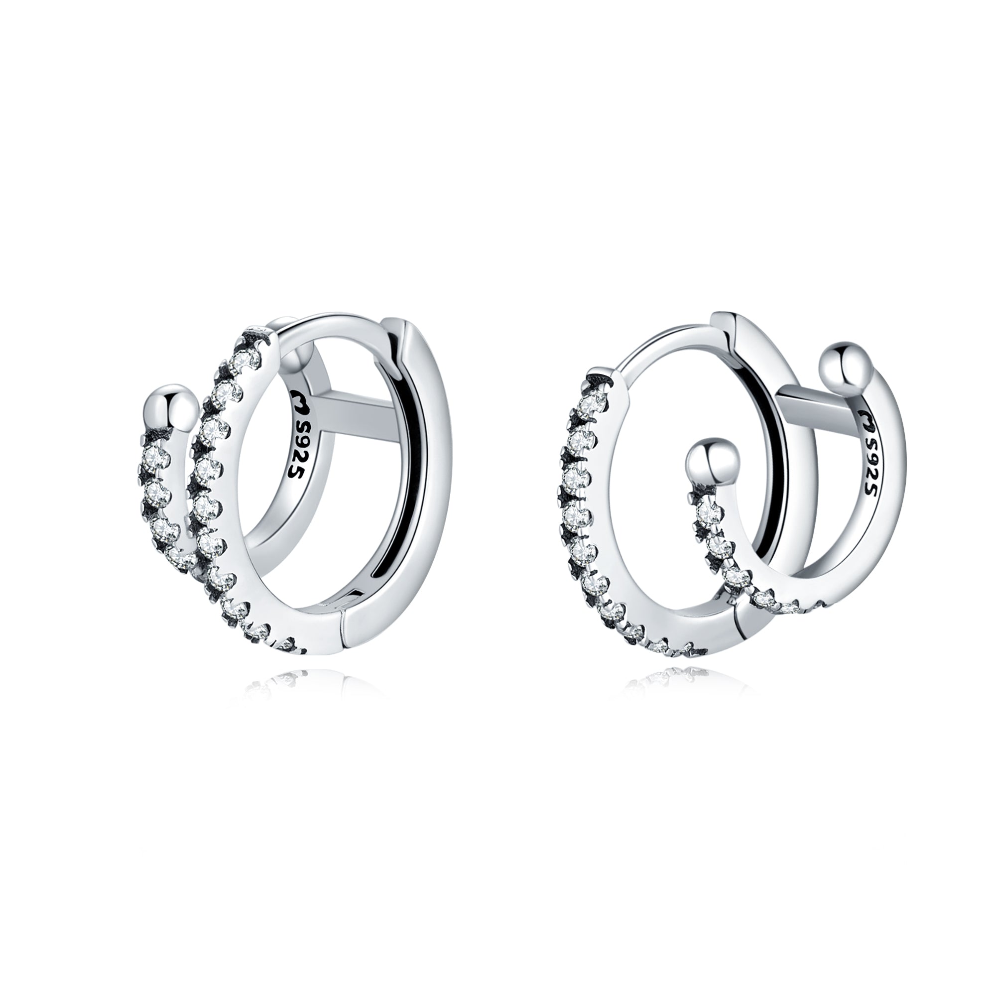 Boucles "Anneaux Duo" - LaMaisonDesBijoux