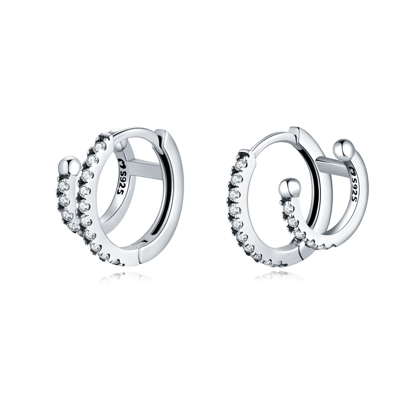 Boucles "Anneaux Duo" - LaMaisonDesBijoux
