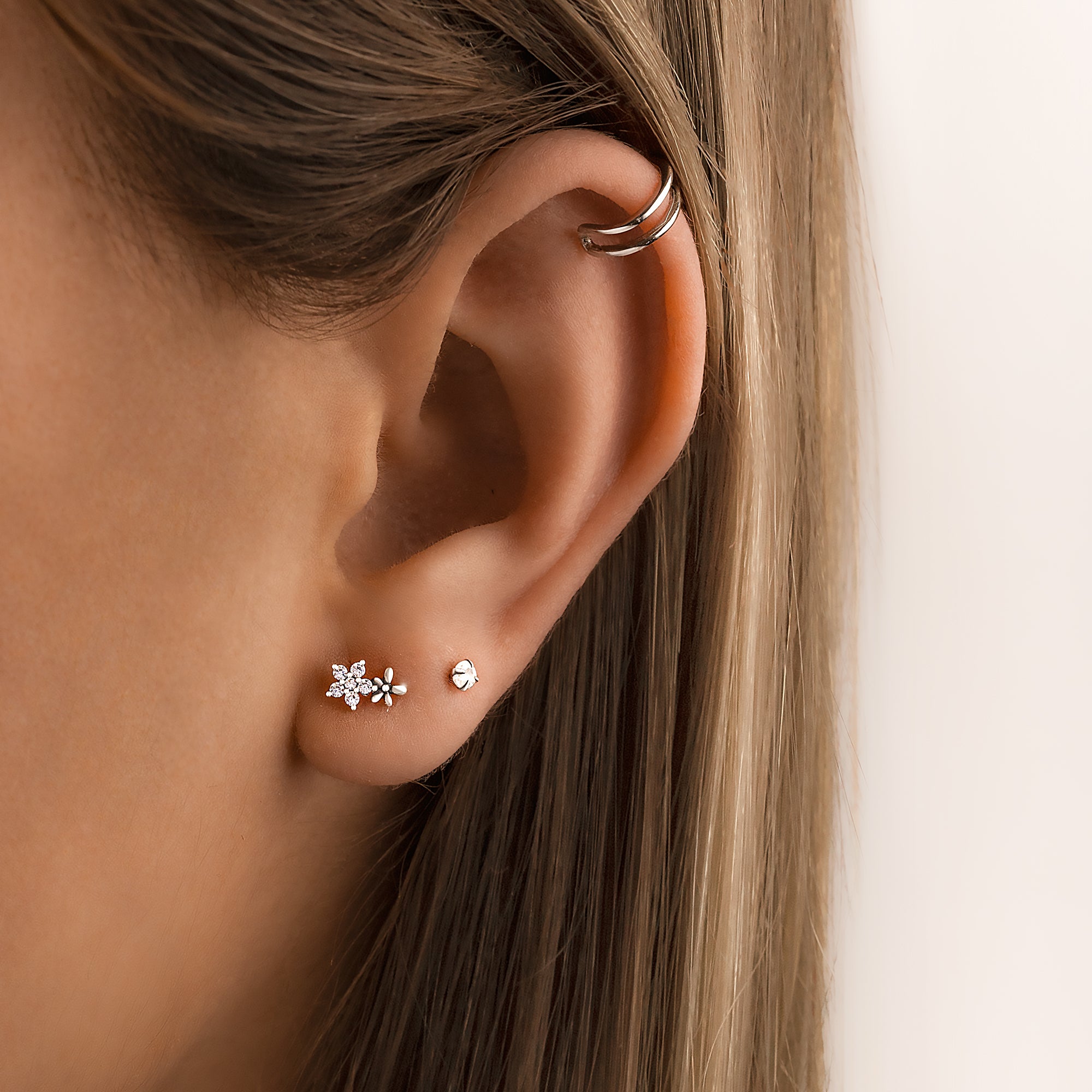 Boucles "Fleuri" - LaMaisonDesBijoux