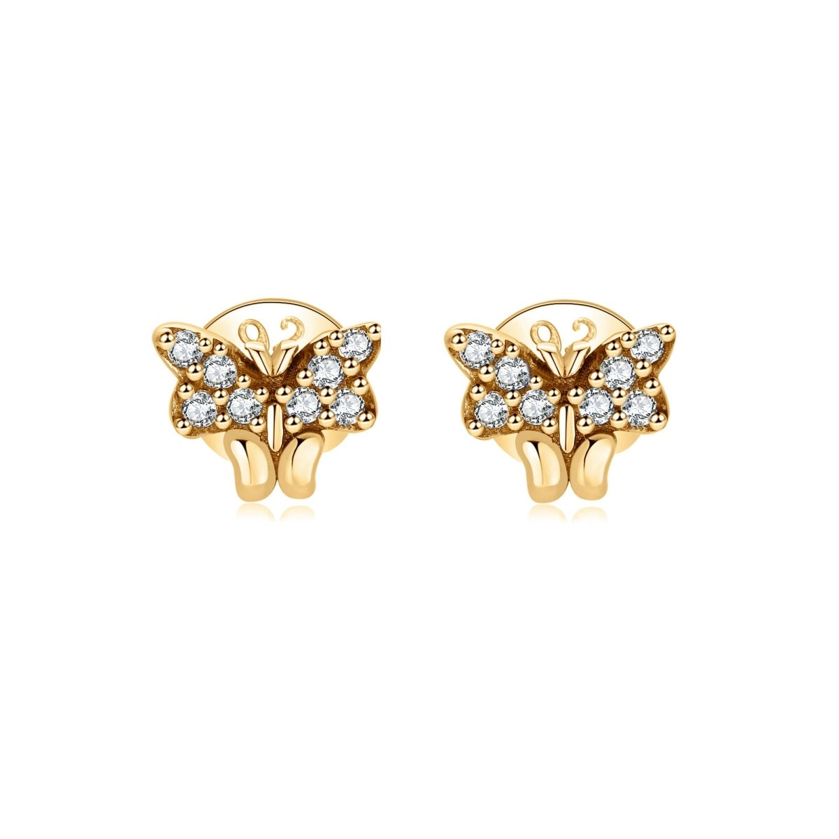 Boucles "Papillons Scintillants" - LaMaisonDesBijoux