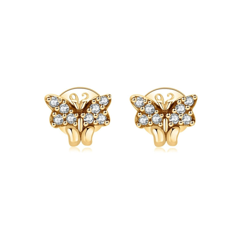 Boucles "Papillons Scintillants" - LaMaisonDesBijoux