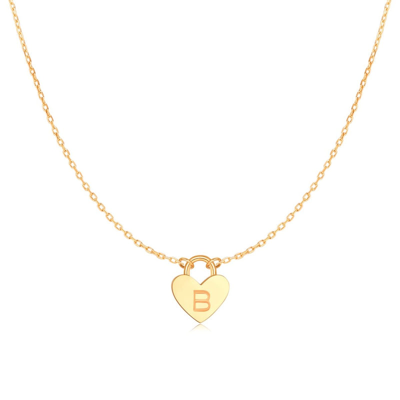 Collier "Initiale Cœur" - LaMaisonDesBijoux
