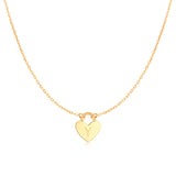 Collier "Initiale Cœur" - LaMaisonDesBijoux