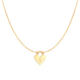 Collier "Initiale Cœur" - LaMaisonDesBijoux