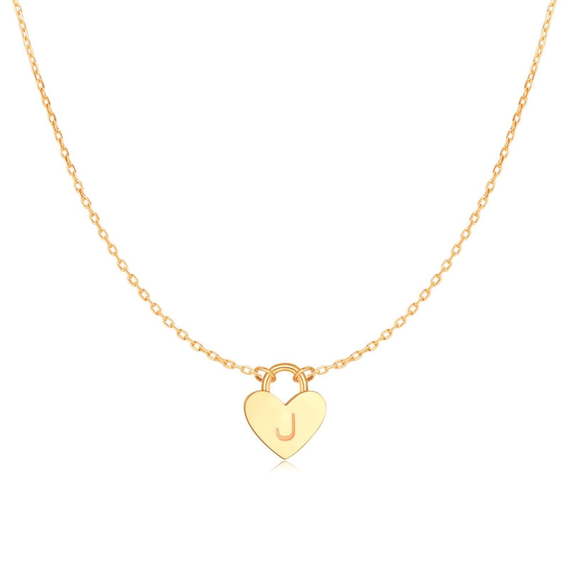Collier "Initiale Cœur" - LaMaisonDesBijoux