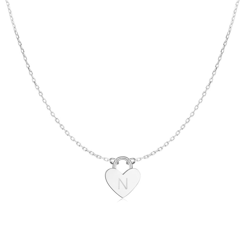 Collier "Initiale Cœur" - LaMaisonDesBijoux
