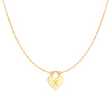 Collier "Initiale Cœur" - LaMaisonDesBijoux