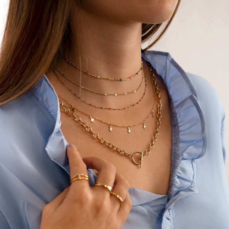 Collier "Éclairs" - LaMaisonDesBijoux