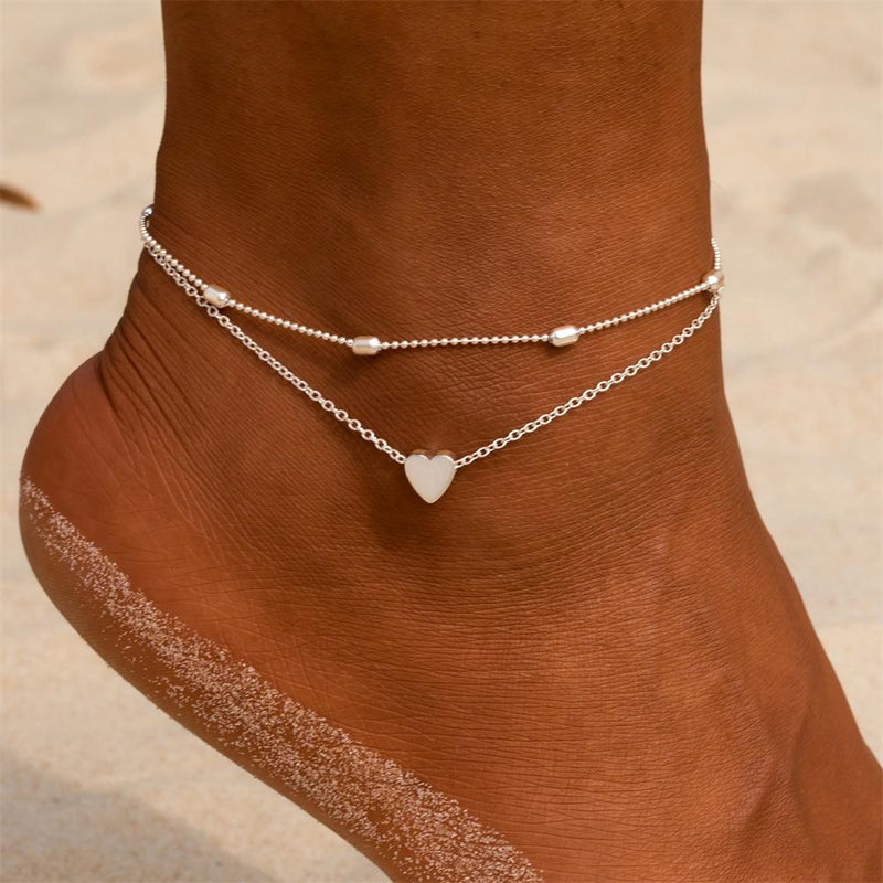 Bracelet de cheville "Amour" - LaMaisonDesBijoux